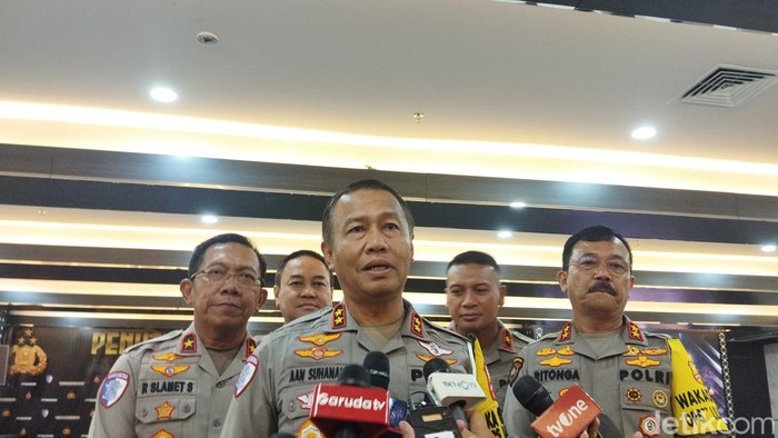 Kakorlantas Polri Irjen Pol Aan Suhanan dalam penutupan Operasi Lilin 2024
