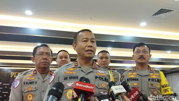 Kakorlantas Polri Irjen Pol Aan Suhanan dalam penutupan Operasi Lilin 2024