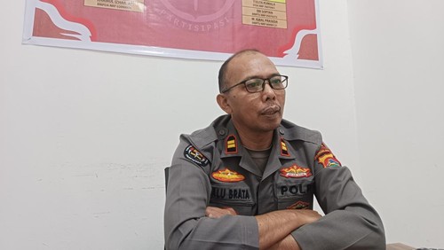 Kasi Humas Polres Lombok Tengah Iptu Lalu Brata Kusnadi di Polres Lombok Tengah beberapa waktu lalu.