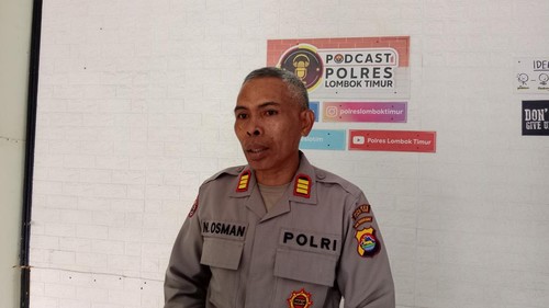 Kasi Humas Polres Lombok Timur, AKP Nicholas Osman, Kamis (2/01/2025). (Sanusi Ardi/detikBali)