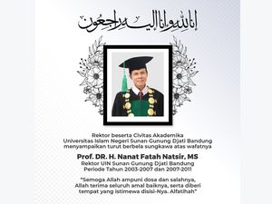 Mantan Rektor UIN Bandung Nanat Fatah Natsir Meninggal Dunia