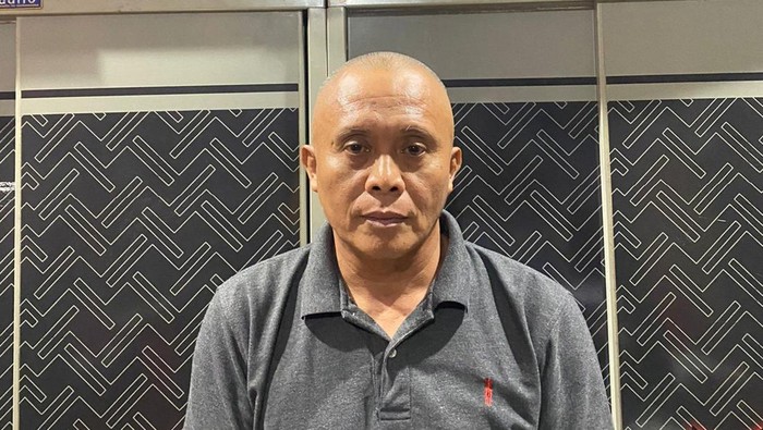 Hafidz Maskur, pelaku TPPO di Bojonegoro saat ditangkap