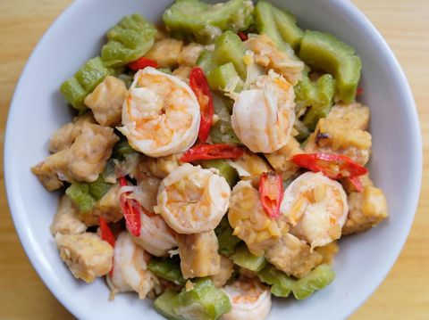 Resep Oseng Pare Tempe dan Udang