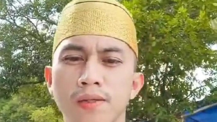 Tangkapan layar video pria di Maros ancam bakar Makassar.