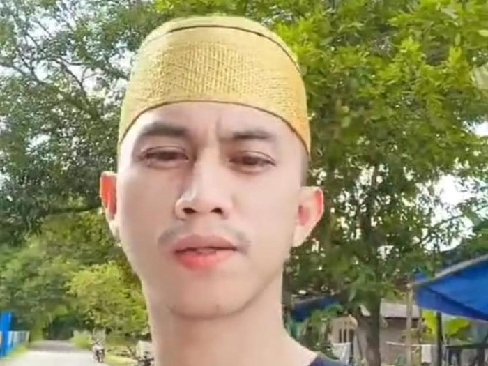 Tangkapan layar video pria di Maros ancam bakar Makassar.