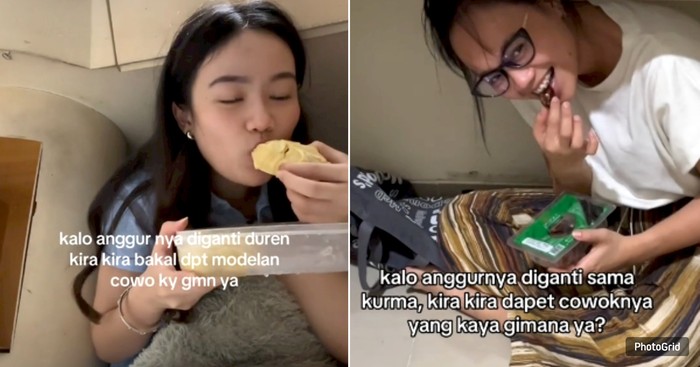Kocak! Demi Tren Makan Anggur, Netizen Ini Ganti dengan Buah Lain