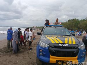 Bripka Anditya Gugur Saat Selamatkan Wisatawan Tenggelam di Pangandaran