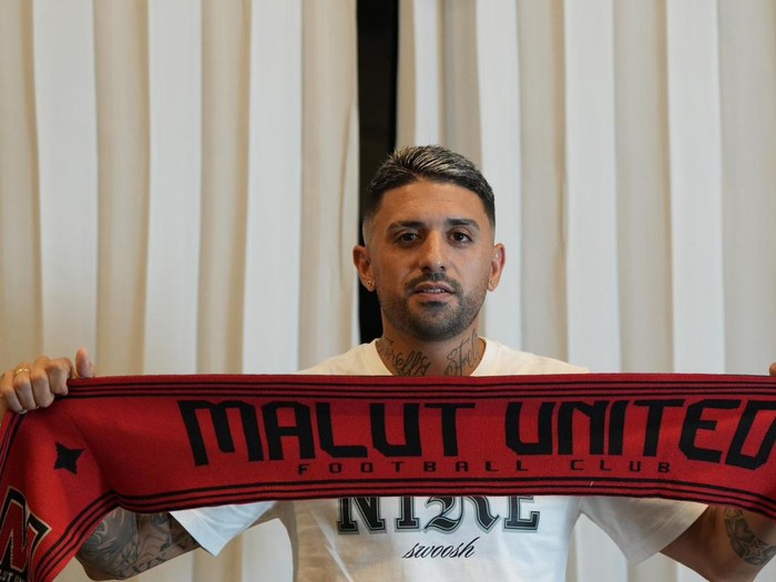 Eks gelandang PSS Sleman, Jonathan Bustos, gabung Malut United. Diunggah Jumat (3/1/2025).