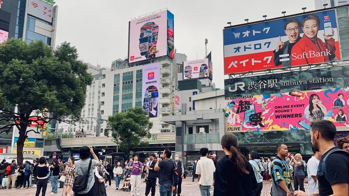 Jakarta mejeng di Shibuya, Korea, Malaysia dan Singapura