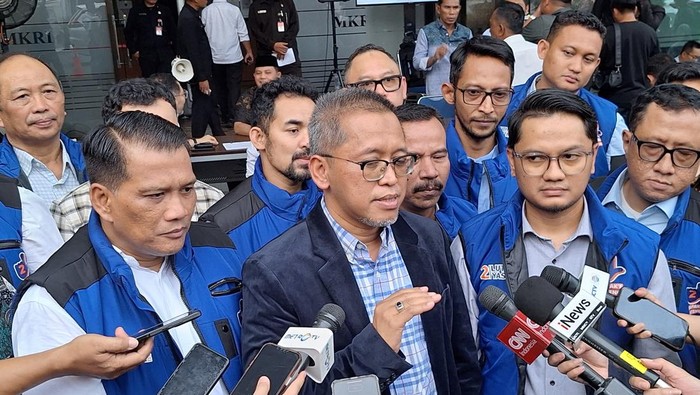 Juru bicara tim Luthfi-Yasin, Heru Widodo (Anggi/detikcom)