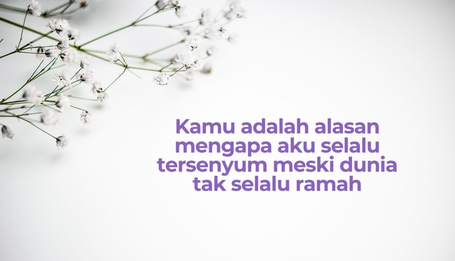 Kata-kata Cinta Sederhana