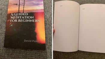 Buku meditasi. Foto: Boredpanda