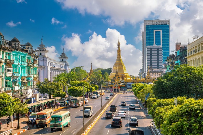 Kota Yangon, Myanmar