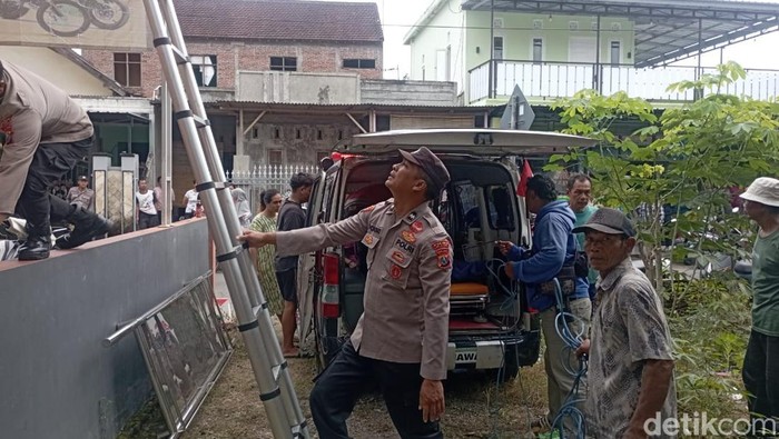 Lokasi pria tewas kesetrum di Blitar