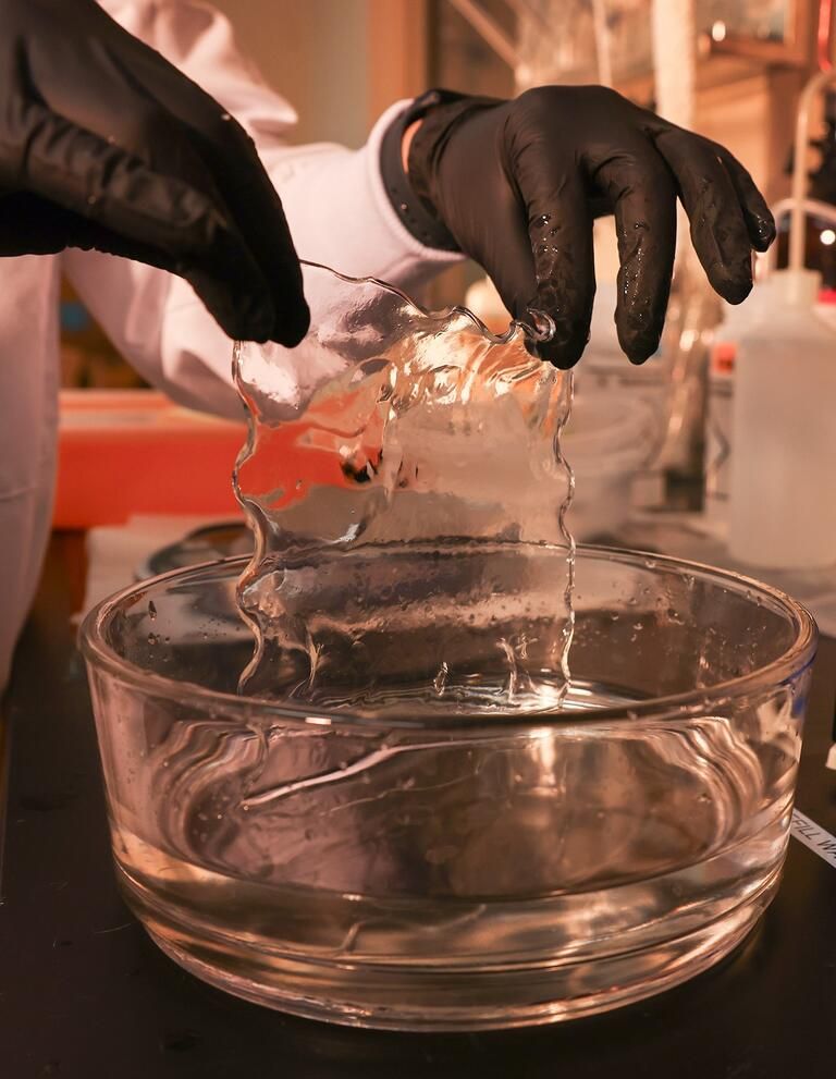 Mechanical engineering professor H. Jeremy Cho's research has led to WAVR Technologies, Inc., a UNLV startup focused on solutions for water sustainability. The company is working with industry to provide atmospherically sourced water to supplement their conventional water demands.(Jeff Scheid for UNLV)