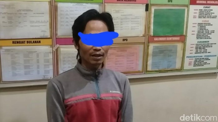 Pelaku pencurian motor yang kepergok warga di SSA, Jetis, Bantul.