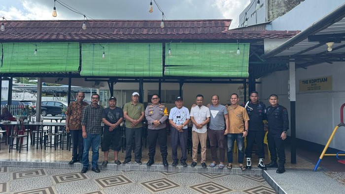 Polres Tarakan menggelar pertemuan dengan tokoh masyarakat, paguyuban, dan organisasi kemasyarakatan di Kota Tarakan, Kalimantan Utara (Kaltara).