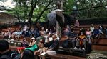 Potret Ramainya Pengunjung Ancol Saat Liburan Tahun Baru 2025