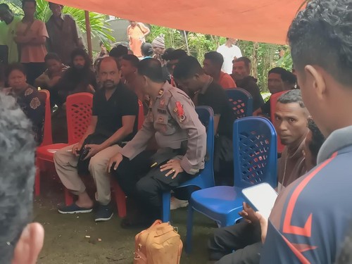 Pria berinisial PA (48), warga Desa Hale, Kecamatan Mapitara, Kabupaten Sikka, NTT, tewas ditikam saat acara makan-makan, Rabu (1/1/2024). (Dok. Polres Sikka)