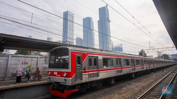 PT Kereta Api Indonesia (Persero) memastikan Stasiun Karet yang berlokasi di Jalan KH Mas Mansyur, Kecamatan Tanah Abang, Jakarta Pusat akan ditutup. (CNBC Indonesia/Faisal Rahman)