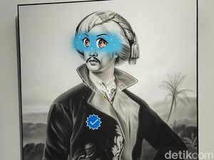 Lukisan Raden Saleh Centang Biru di Pameran Tunggal Danni Febriana