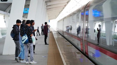 Seperti Ini Kondisi Stasiun Kereta Cepat Karawang Setelah 10 Hari Dibuka