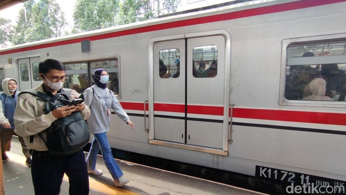 Suasana Stasiun Karet. (Maulana/detikcom)