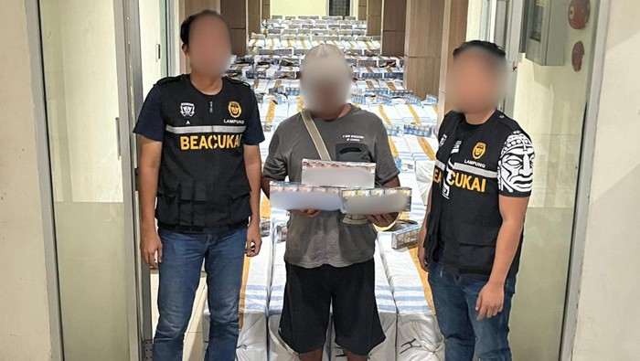 Tim Bea Cukai mengagalkan rokok ilegal asal Jawa