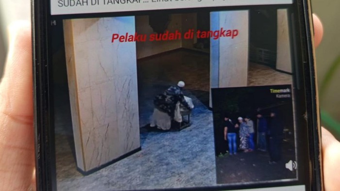 Video viral pencurian uang kotak amal masjid dengan modus baru di Pasuruan.