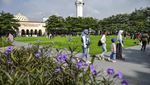 Wajah Baru Taman Alun-alun Kota Bandung, Makin Asri