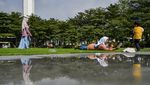 Wajah Baru Taman Alun-alun Kota Bandung, Makin Asri