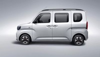 Desain Sunshine EV terinspirasi dari mobil kei car Jepang, dengan ciri khas  bonet pendek, roda kecil, dan bodi berbentuk mengotak dengan pintu geser ganda di samping, dan pintu bagasi belakang yang besar. Foto: Dok. Wuling