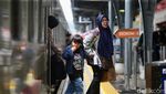 Arus Balik Libur Nataru, Stasiun Pasar Senen Ramai Penumpang