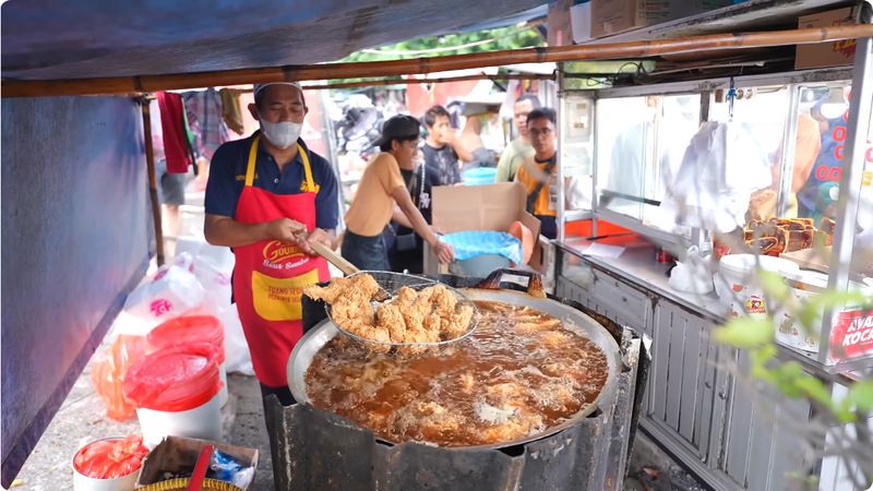 mantan sopir sukses jualan ayam goreng crispy