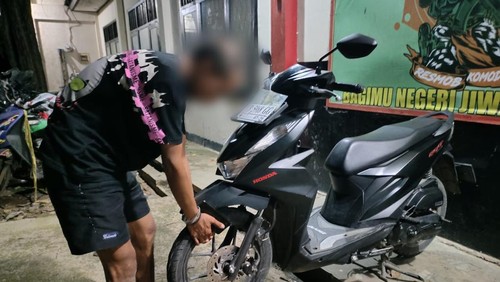 Pelaku pencurian sepeda motor malam natal di Labuan Bajo (Dok. Humas Polres Manggarai Barat)