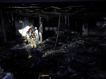 Gedung 8 Lantai di Kota Seongnam Korsel Terbakar