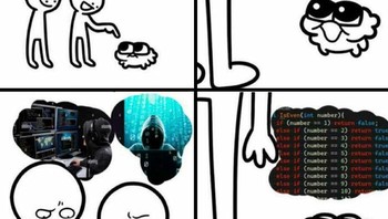 Bukan ya dek, bukan berarti kayak hacker ya dek. Foto: (Bored Panda).