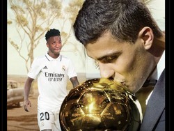 Rodri dibilang pemenang tepat Ballon dOr usai Vinicius Jr kena kartu merah saat Real Madrid sedang ketinggalan 0-1 dari Valencia. Foto: dok. Internet/X (Twitter)