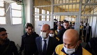 Kedua juga sempat mengunjungi penjara Sednaya yang dikenal sebagai rumah jagal di bawah pemerintahan Bashar al-Assad. 