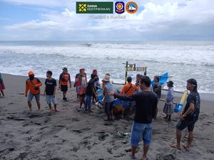 Perahu Nelayan Terbalik di Pantai Congot Kulon Progo, 1 Orang Tewas