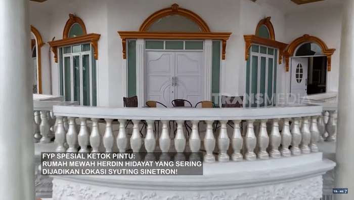 Rumah Herdin Hidayat yang sering dipakai sebagai lokasi syuting FTV