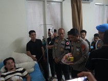 Polda Sulbar Bantu Biaya Pengobatan Kader HMI yang Dikeroyok Oknum Polisi