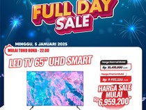 Transmart Full Day Sale! Smart TV 65 Inch Mulai dari Rp 6,9 Juta