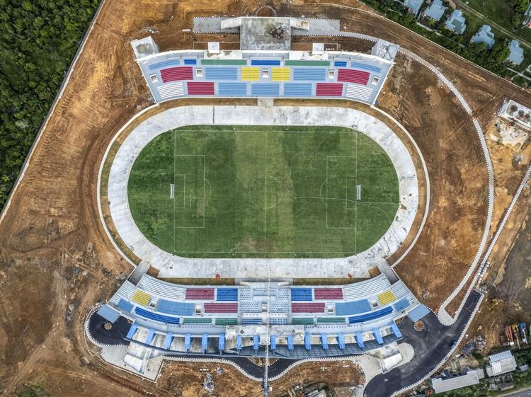 Progres Terkini Pembangunan Stadion Swarnabhumi Jambi