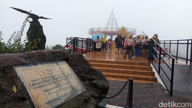 Suasana Ketep Pass Magelang, Minggu (5/1/2024)