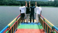 Satu spot foto tercantik di Ranu Klakah.