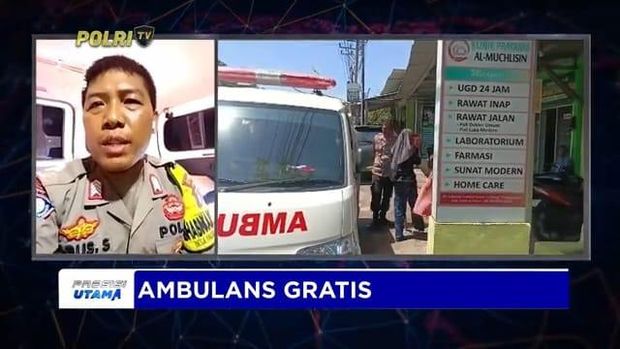 Bhabinkamtibmas Polres Lombok Timur Bripka Agus Salim sediakan layanan ambulans gratis untuk warga