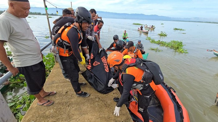 Pria bernama Nunu Hasan (34) yang tenggelam saat mancing di Danau Limboto, Kabupaten Gorontalo, Provinsi Gorontalo, ditemukan dalam kondisi meninggal dunia.