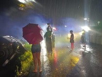 Mau ke Pantai, Bule Rusia Bawa Rubicon Nyungsep ke Sawah di Tabanan