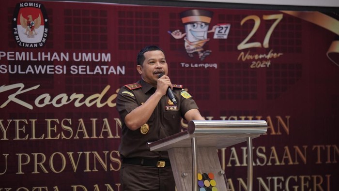Kepala Kejati Sulsel Agus Salim.
